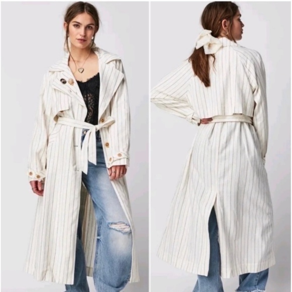 NWOT Free People Melia Mac Coat Small